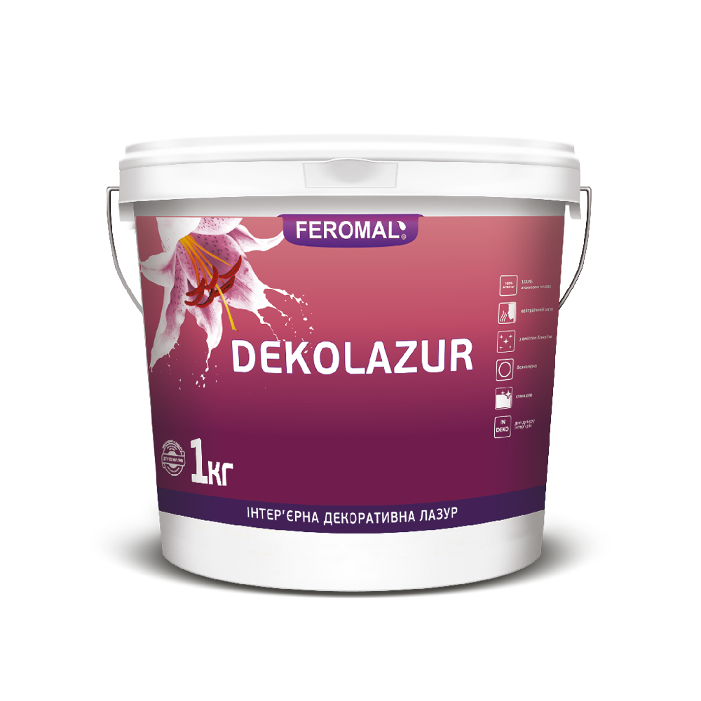 Лазур акрилова декоративна Feromal DEKOLAZUR