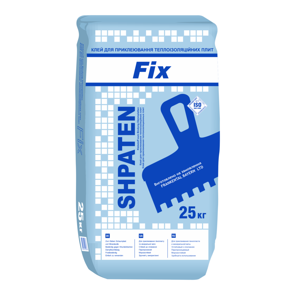 Клей для приклеювання теплоізоляційних плит SHPATEN Fix