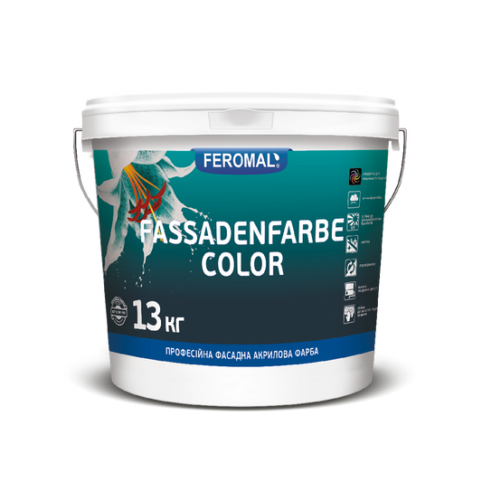 Фасадна акрилова фарба Feromal FASSADENFARBE COLOR (база С)