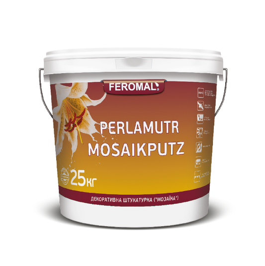 Декоративна штукатурка Feromal PERLAMUTR MOSAIKPUTZ «МОЗАЇКА»