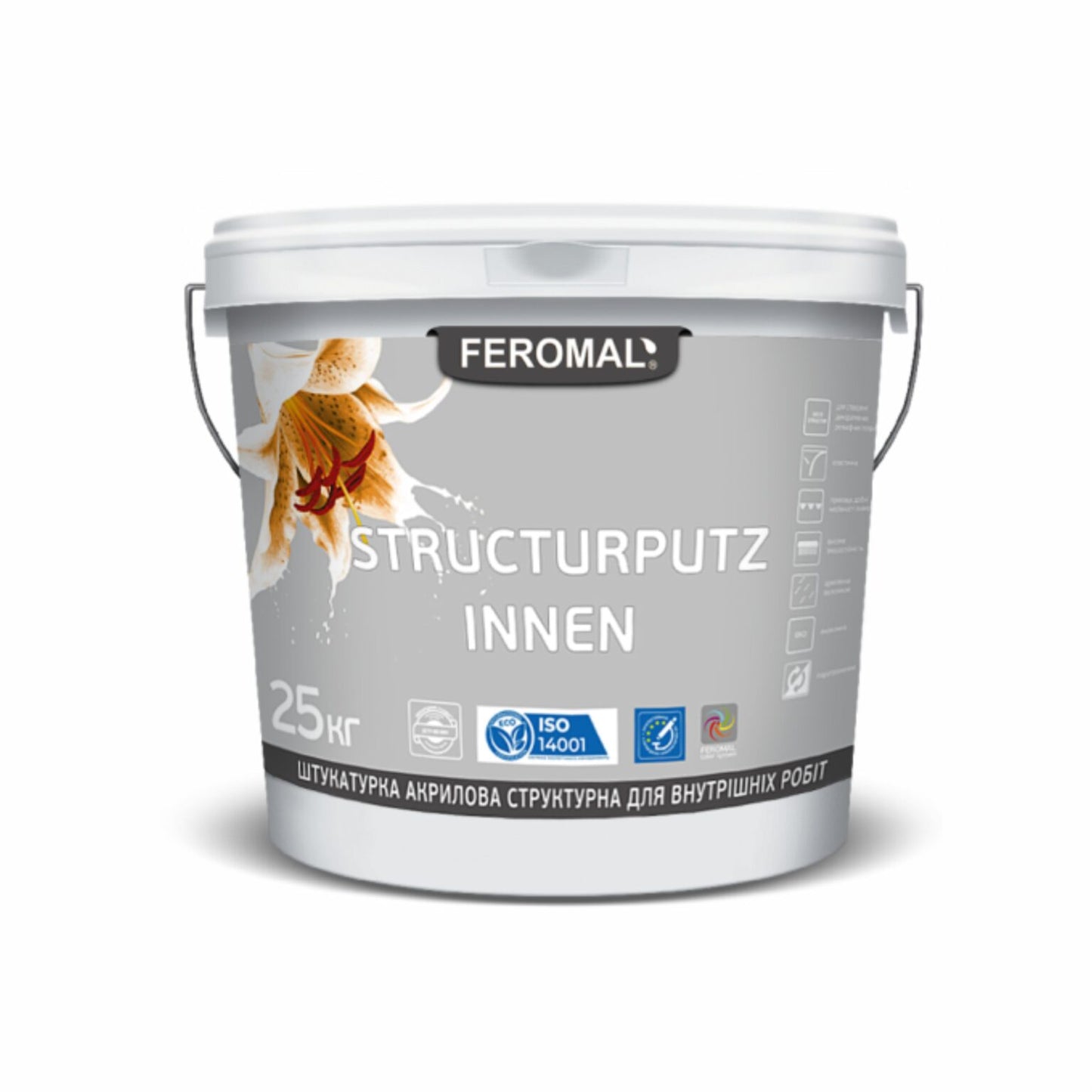 Акрилова декоративна штукатурка Feromal STRUCTURPUTZ INNEN