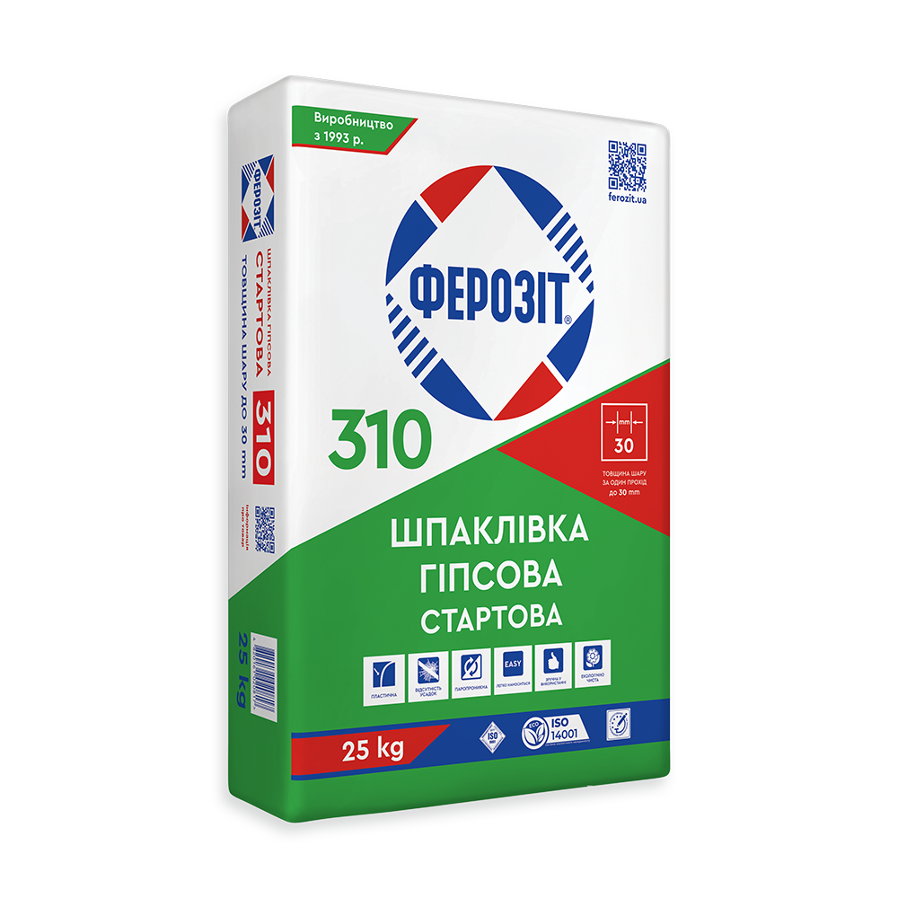 Шпаклівка гіпсова стартова Ферозіт 310