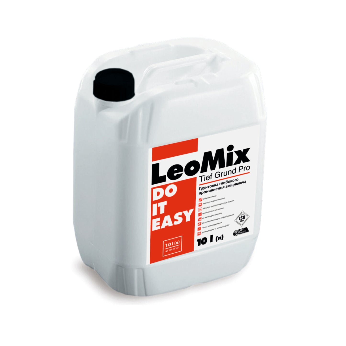 Глибокопроникна грунтовка LeoMix Tief Grund Pro