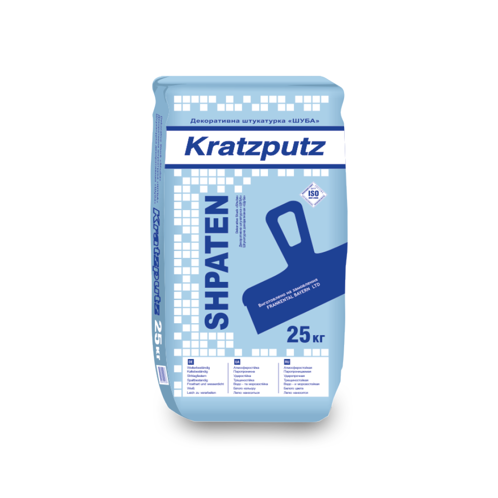 Декоративна штукатурка SHPATEN Kratzputz «ШУБА»